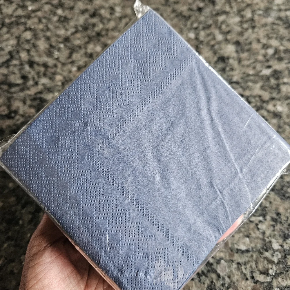NEW Floral Happy 30th Birthday Napkins - Navy Blue, Gold 50 Pack